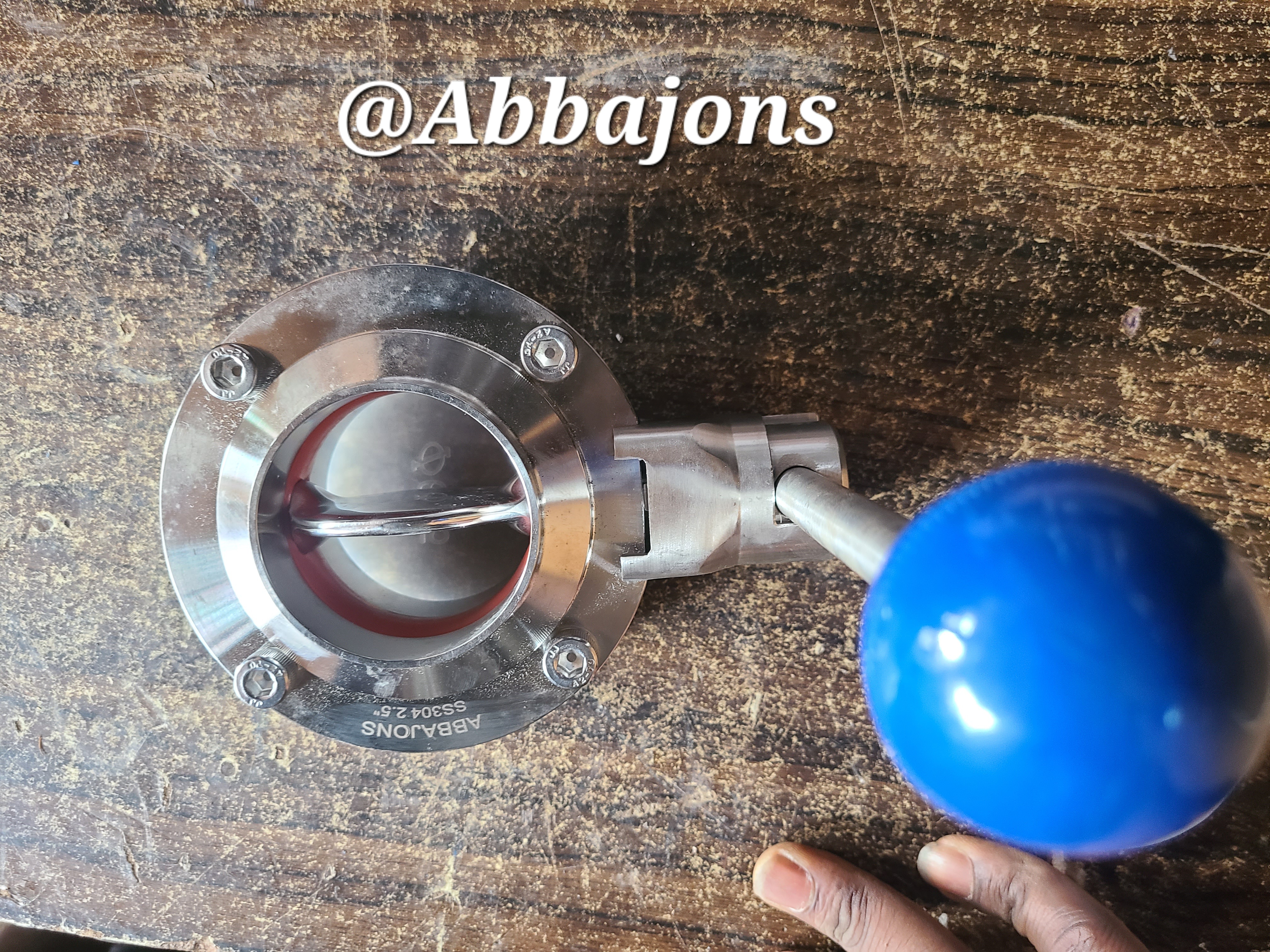 S/S Weldable Butterfly Valve